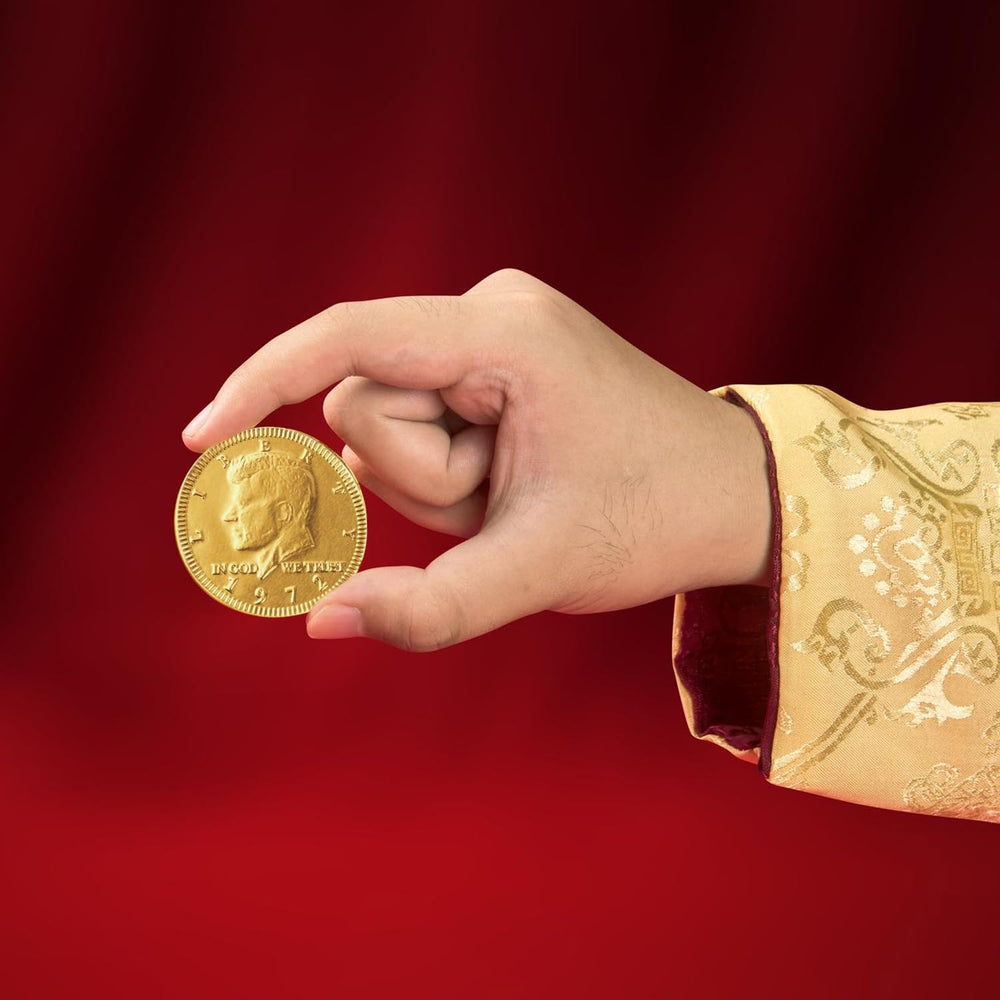 Taboom Belgian Milk Chocolate coins for treasure hunts and party games