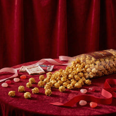 Taboom caramel popcorn highlights sweet-savory crunch ideal for celebrations.
