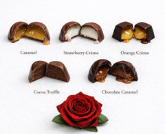 Taboom gift box inside view reveals abundant chocolates for sharing.