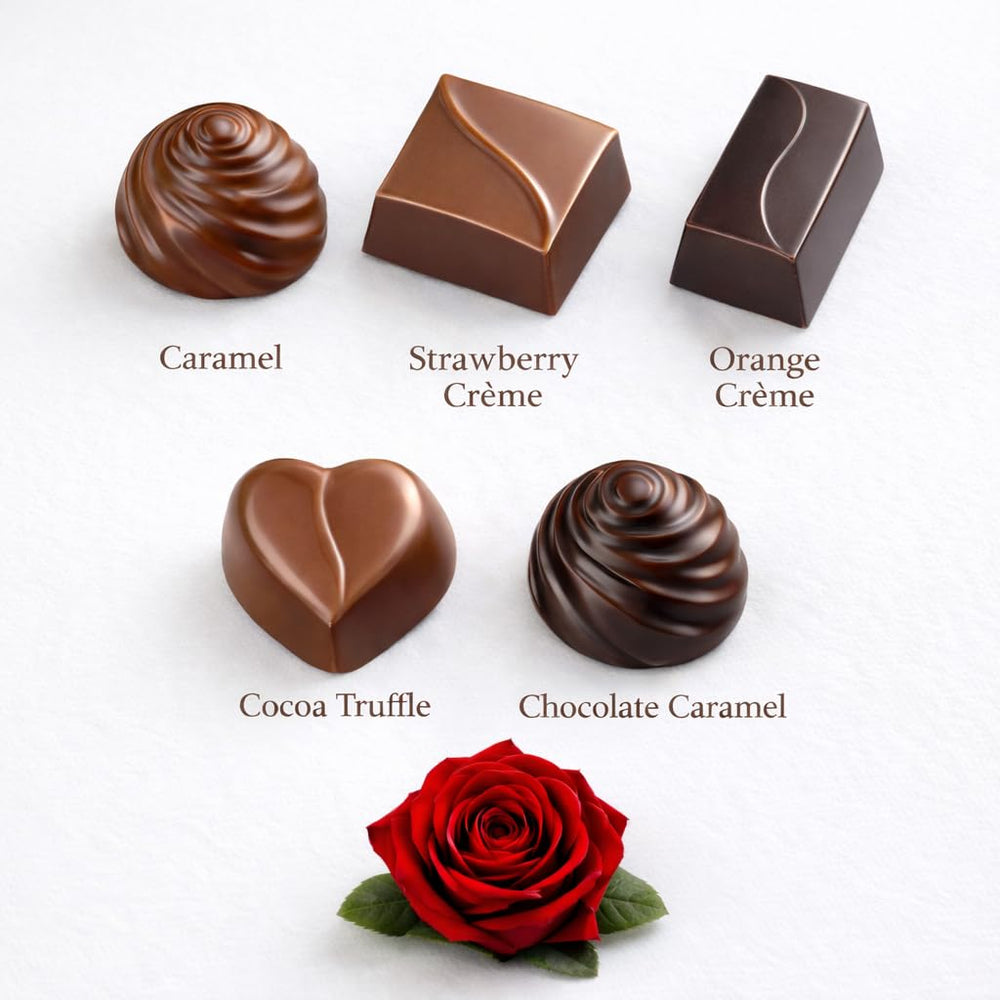 Taboom Valentine’s heart box front view highlights elegant presentation ready to gift.