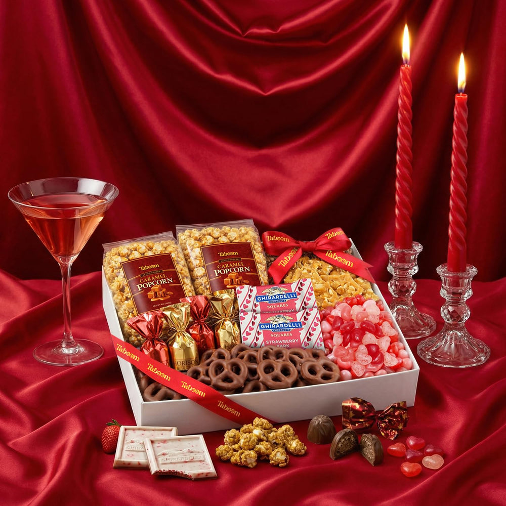 Taboom strawberry chocolate bark squares emphasize vibrant flavor for dessert tables.