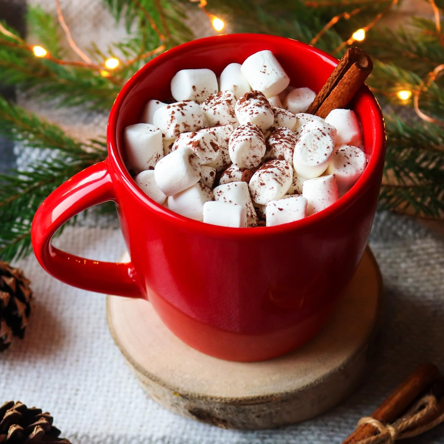 Taboom marshmallow bits topping ice cream for a festive flavor boost.