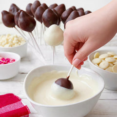 Taboom White Candy Wafer melts ideal for decorating cookies with professional shine