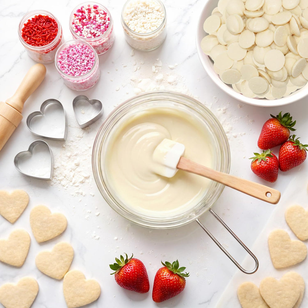 Taboom White Candy Wafer melts deliver versatile melting for cake pops and desserts