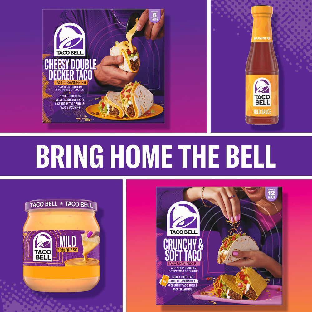 Taco Bell 12-taco kit enables a shared, versatile meal.