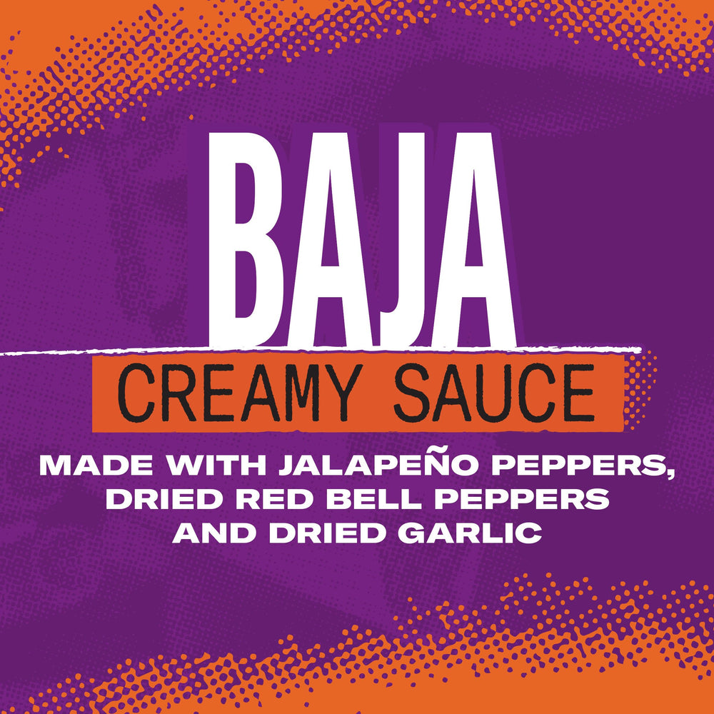 Taco Bell Creamy Baja Sauce ingredients highlight peppers and garlic for bold taste.