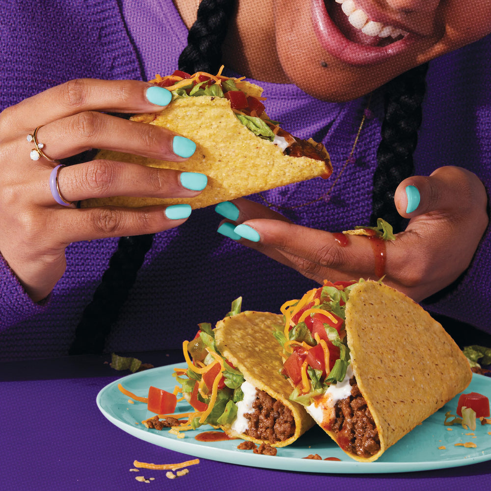 Taco Bell Lettuce and Tomato topping for fresh crunch