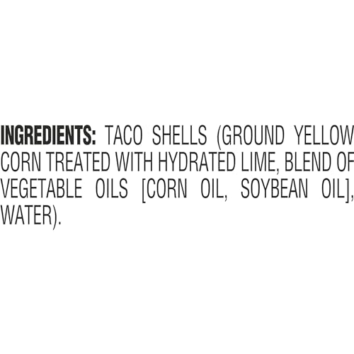 Taco Bell Crunchy Taco Shells ready to bake in the oven for quick warmth.