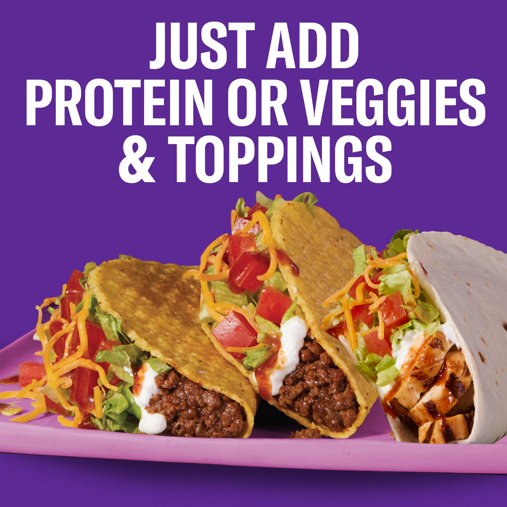 Taco Bell Oven-baked shells delivering toasted crunch for tacos.
