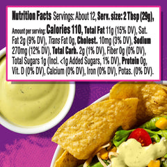 Taco Bell Creamy Avocado Ranch Sauce bottle pour for easy topping.