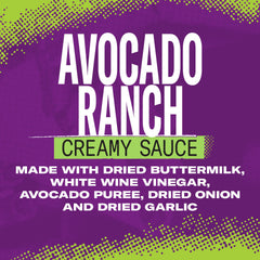 Taco Bell Creamy Avocado Ranch Sauce perfect for burrito dunk.