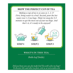 Tadin Boldo Tea 3-pack display, convenient daily ritual