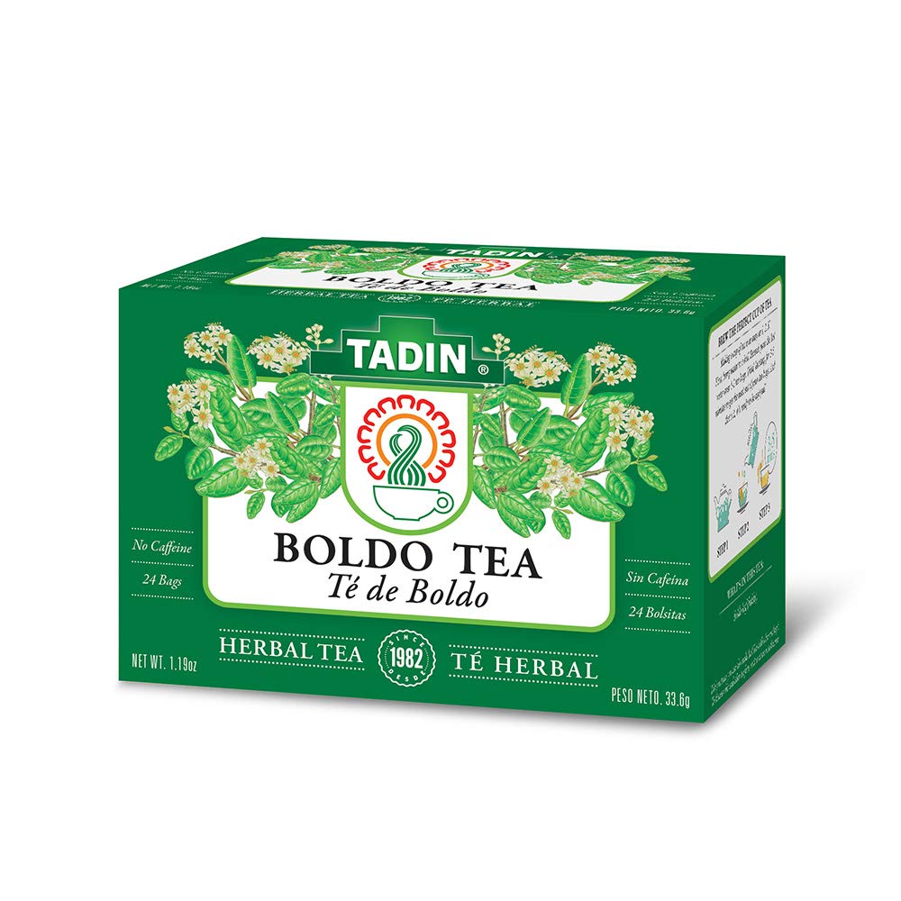 Tadin Boldo Tea bag closeup, single-ingredient calm and caffeine-free option