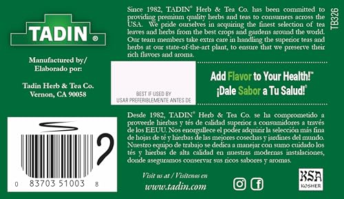 Tadin Boldo Tea bags ready for a caffeine-free relaxing cup.