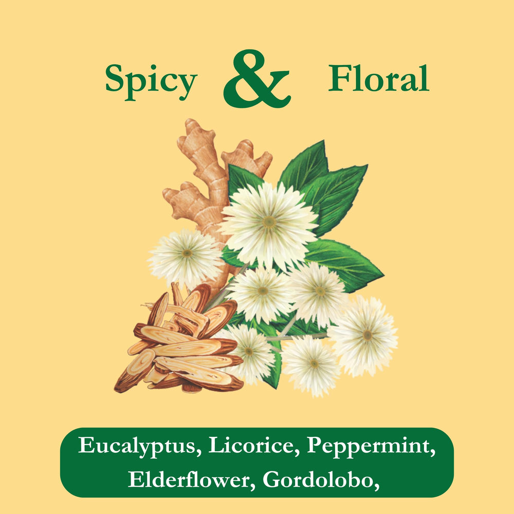 Tadin Bronco tea cup highlights licorice and elderflower notes for flavor depth