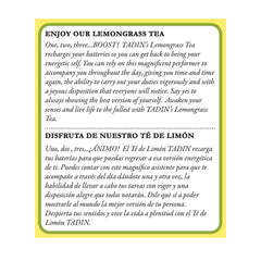 Tadin Lemongrass Tea steeping close-up capturing vibrant notes and aroma.