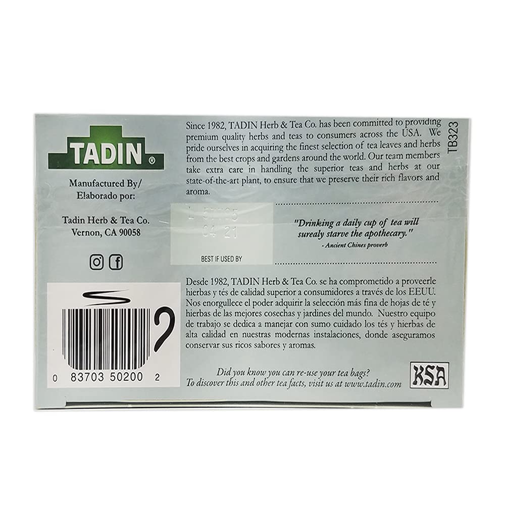 Tadin Spearmint Tea cup serving showing refreshing aroma for any time of day