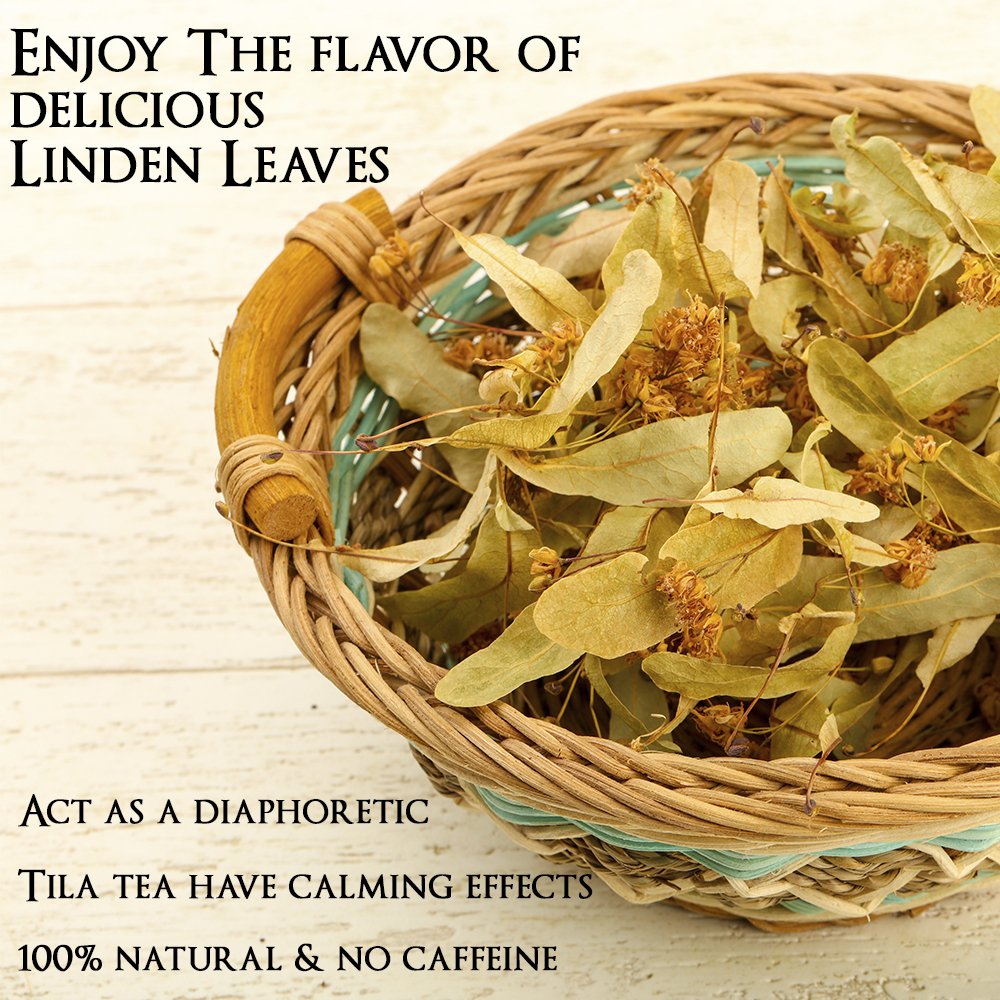 Hot cup of Tadin Tila Linden Tea with inviting steam.