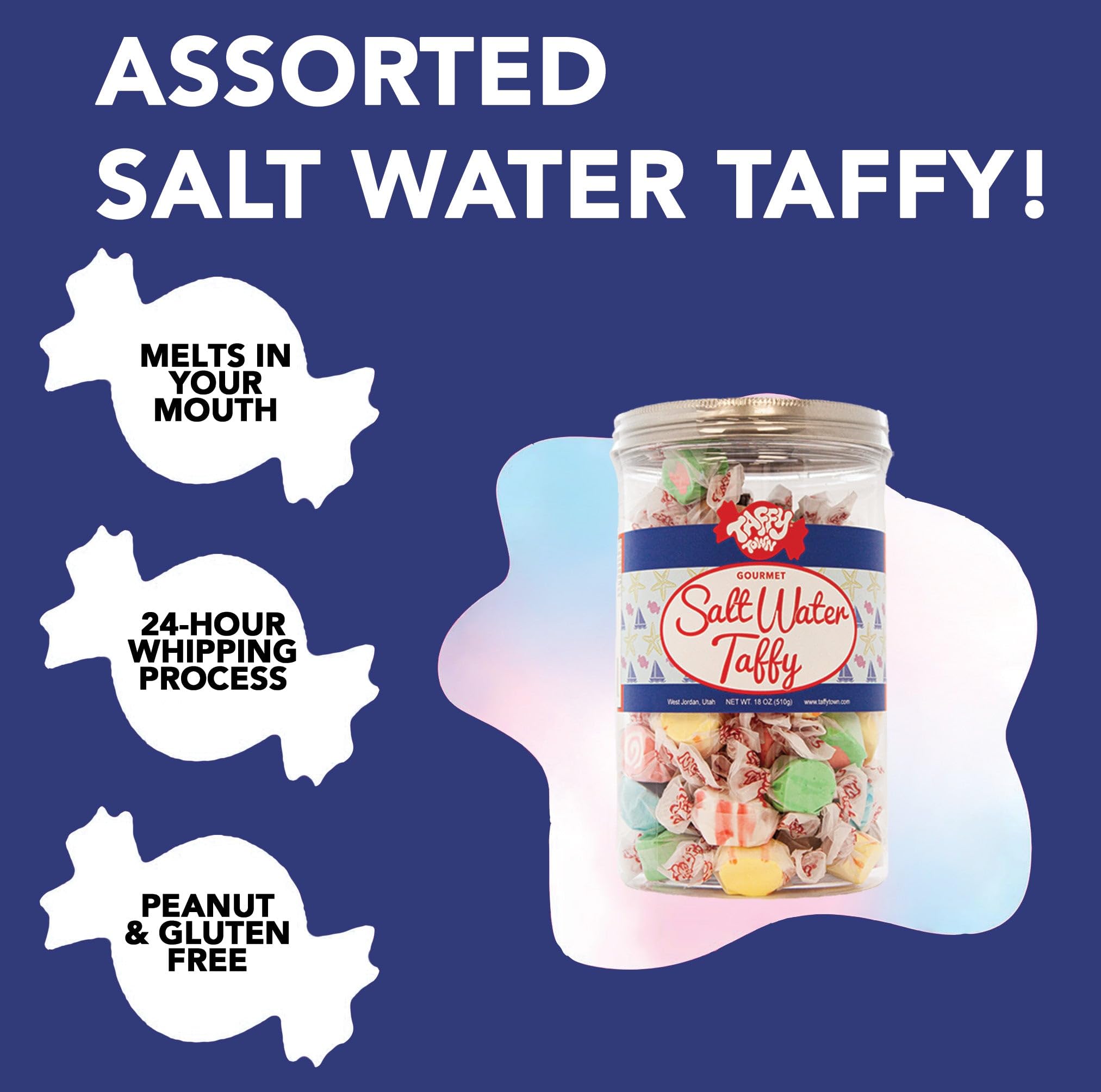 Taffy Town individually wrapped treats for gifting and buffets.