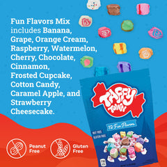 Gift-ready Taffy Town pouch 12 oz with colorful assorted candies.
