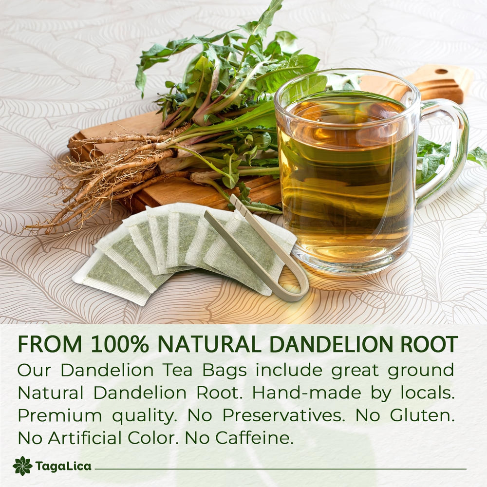 Close-up of Tagalica tea bag showing natural fibers.