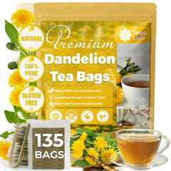 Tagalica Dandelion Root Tea bag packaging highlighting eco-friendly design.