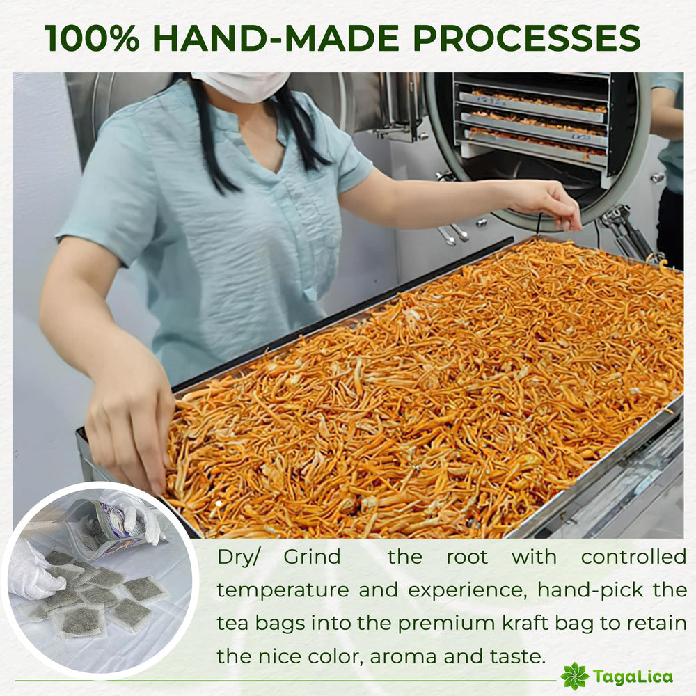 Tagalica Dandelion Root Tea being poured creates comforting steam.