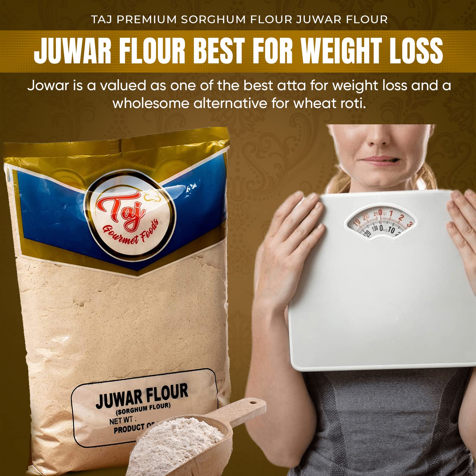 TAJ Gourmet Foods juwar flour aiding gluten-free baking results