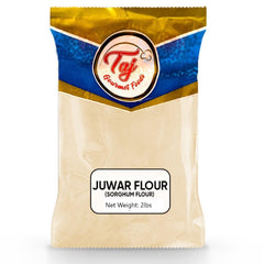 TAJ Gourmet Foods sorghum flour packaging front highlights no salt option
