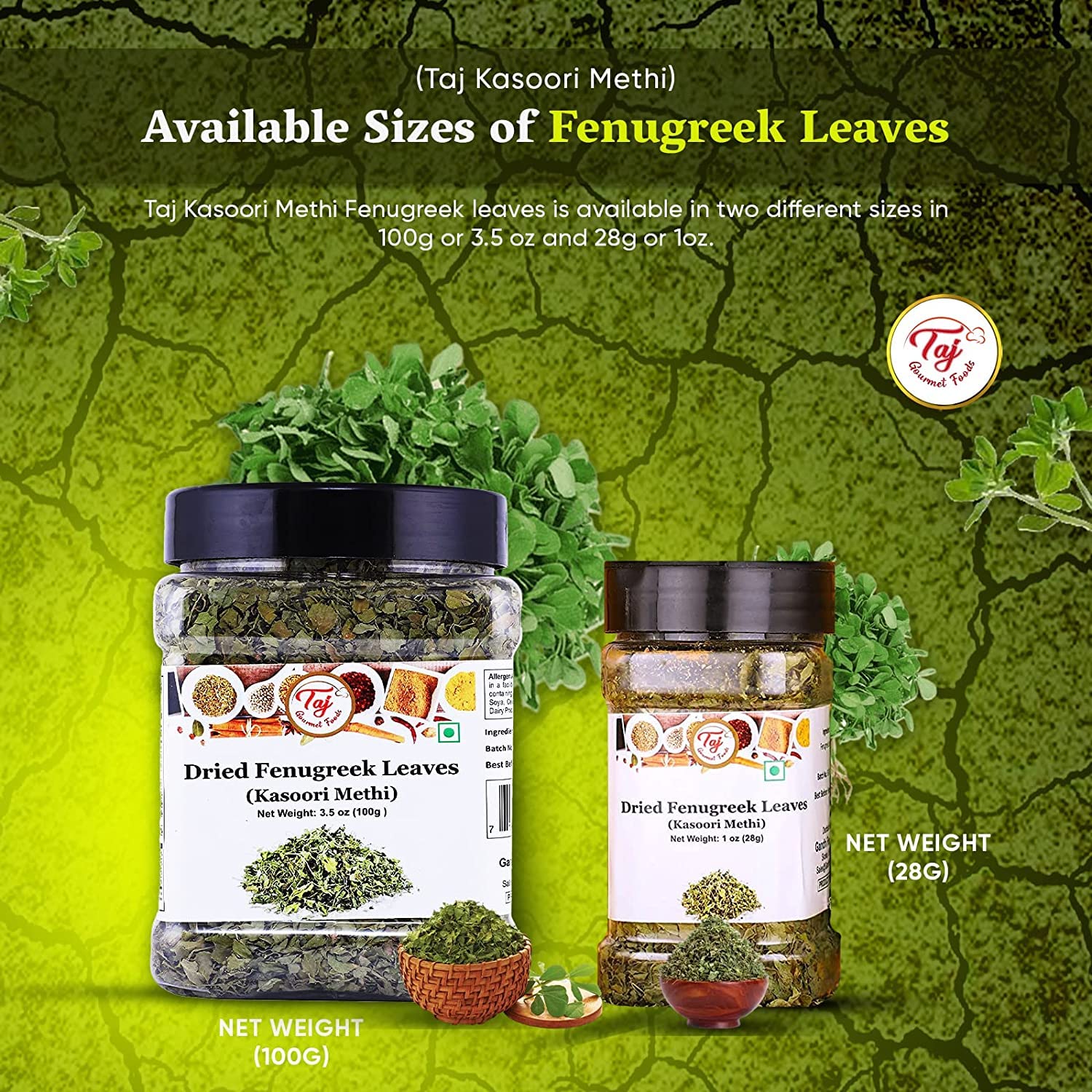 Kasoori Methi adds depth to chutneys and pickles with aroma.