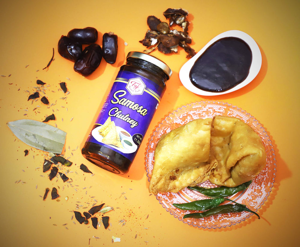 TAJ Gourmet Samosa Chutney pairing-dish ideal dips with samosas and flatbreads