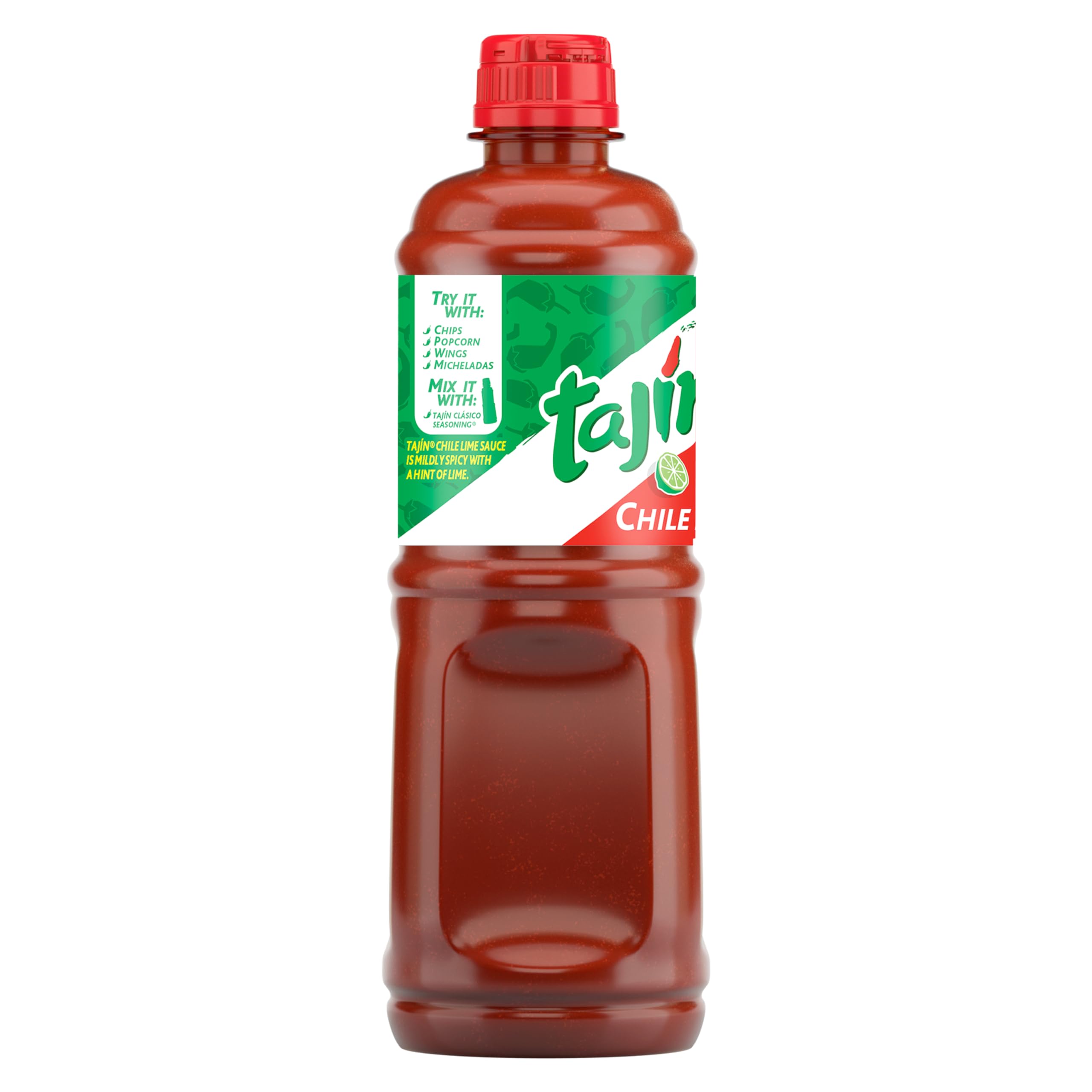 Tajin Chile Lime Sauce pouring close-up highlighting bright lime kick.
