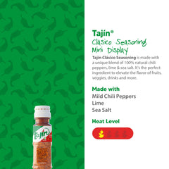 Tajin Clásico mini pouch dusts fruits for tangy freshness