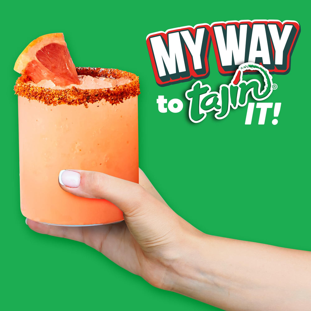 Tajin Clasico Chile Lime dry ingredients image communicates simple pantry staple.