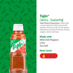Lime slices dusted with Tajín for a bright, tangy snack.