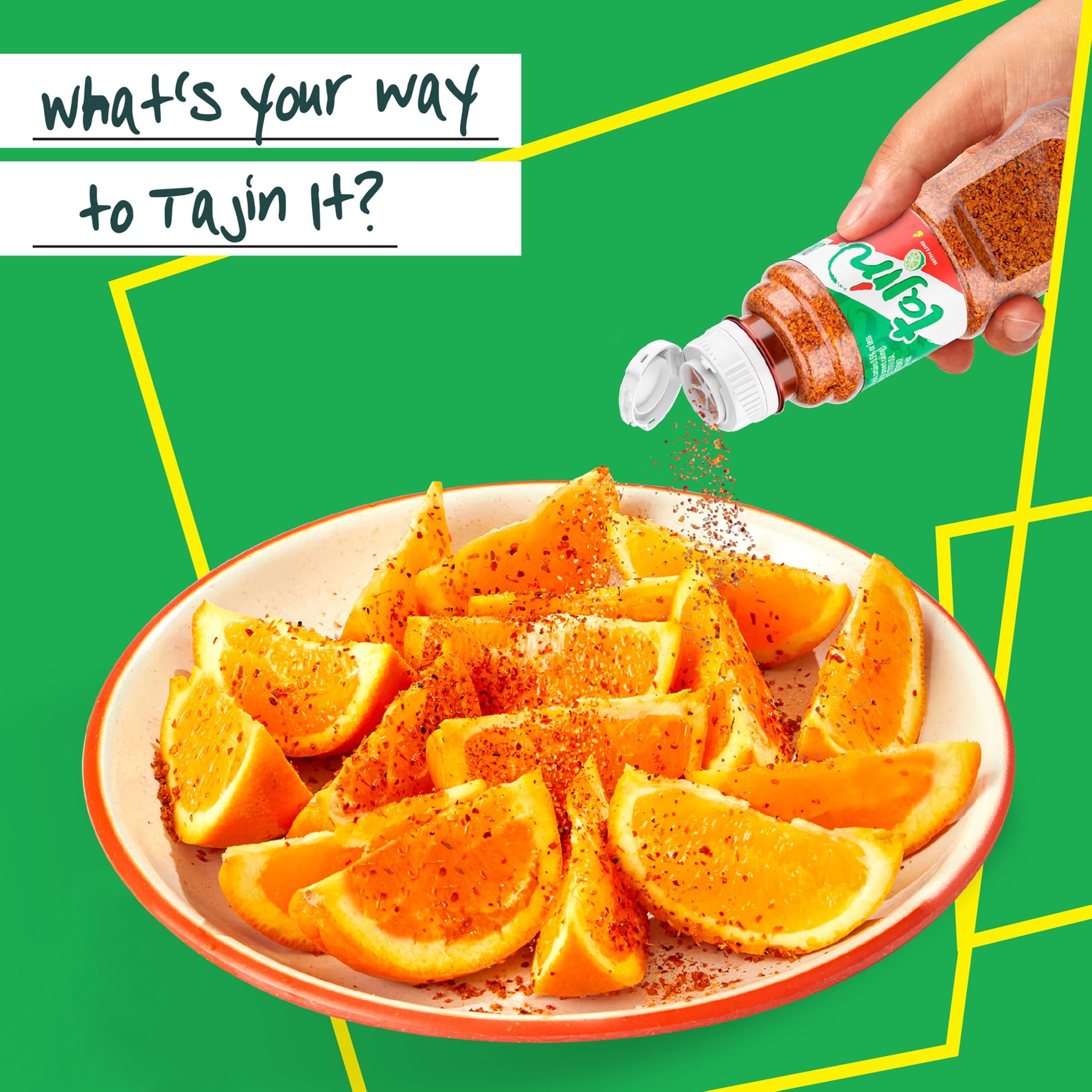 Popcorn sprinkled with Tajín for a savory twist.