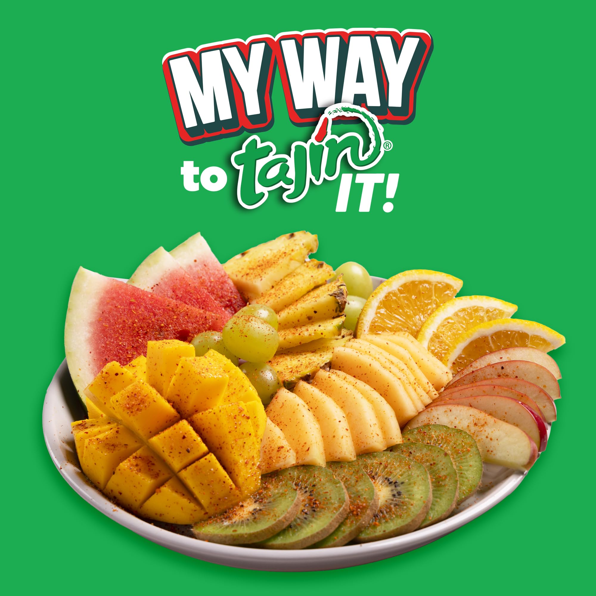 Tajín Clásico rim on drinks adds balanced heat and aroma.
