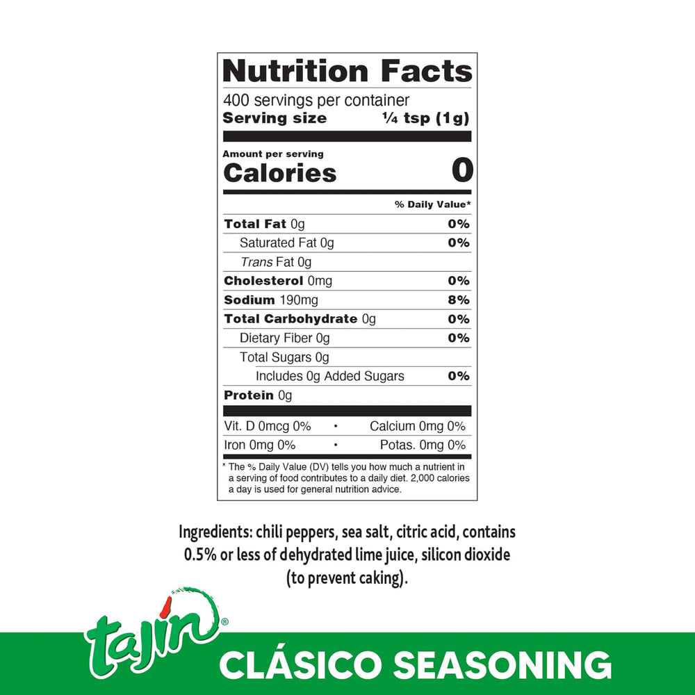 Close-up of Tajín Clásico texture showing lime and chili balance.