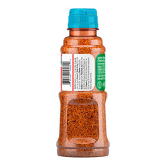 Tajin Clásico Reduced Sodium bottle pour demonstrates easy, controlled seasoning.