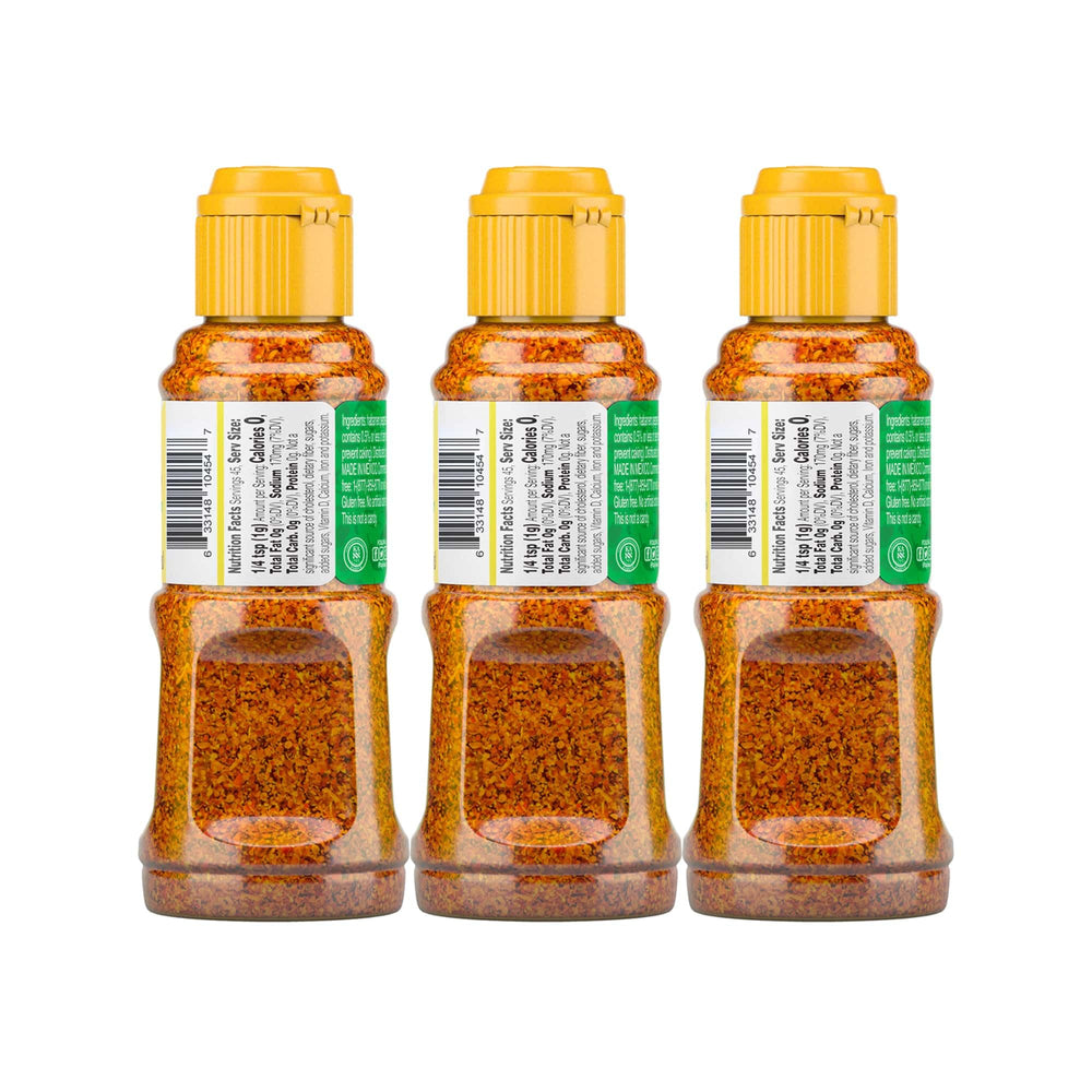 Tajin Habanero Seasoning lime-glass bottle with bright citrus aroma
