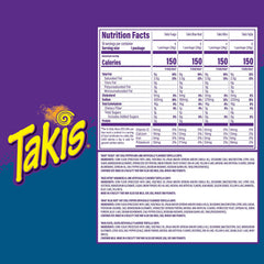 Takis Blue Heat bag showing vibrant flavor for heat seekers.