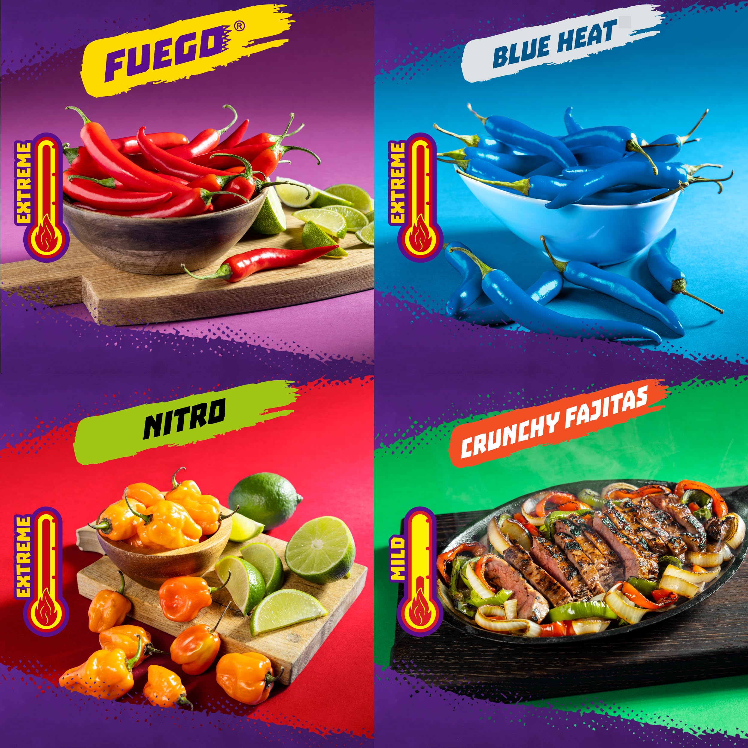 Takis Nitro bag highlighting intense kick and crisp texture.