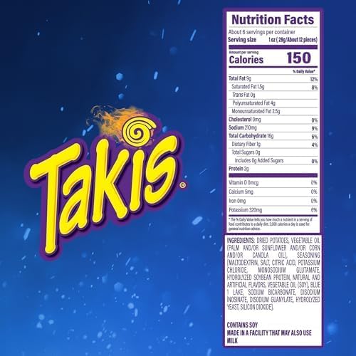 Takis Blue Heat crisp close-up texture showing crunch and intense seasoning benefit