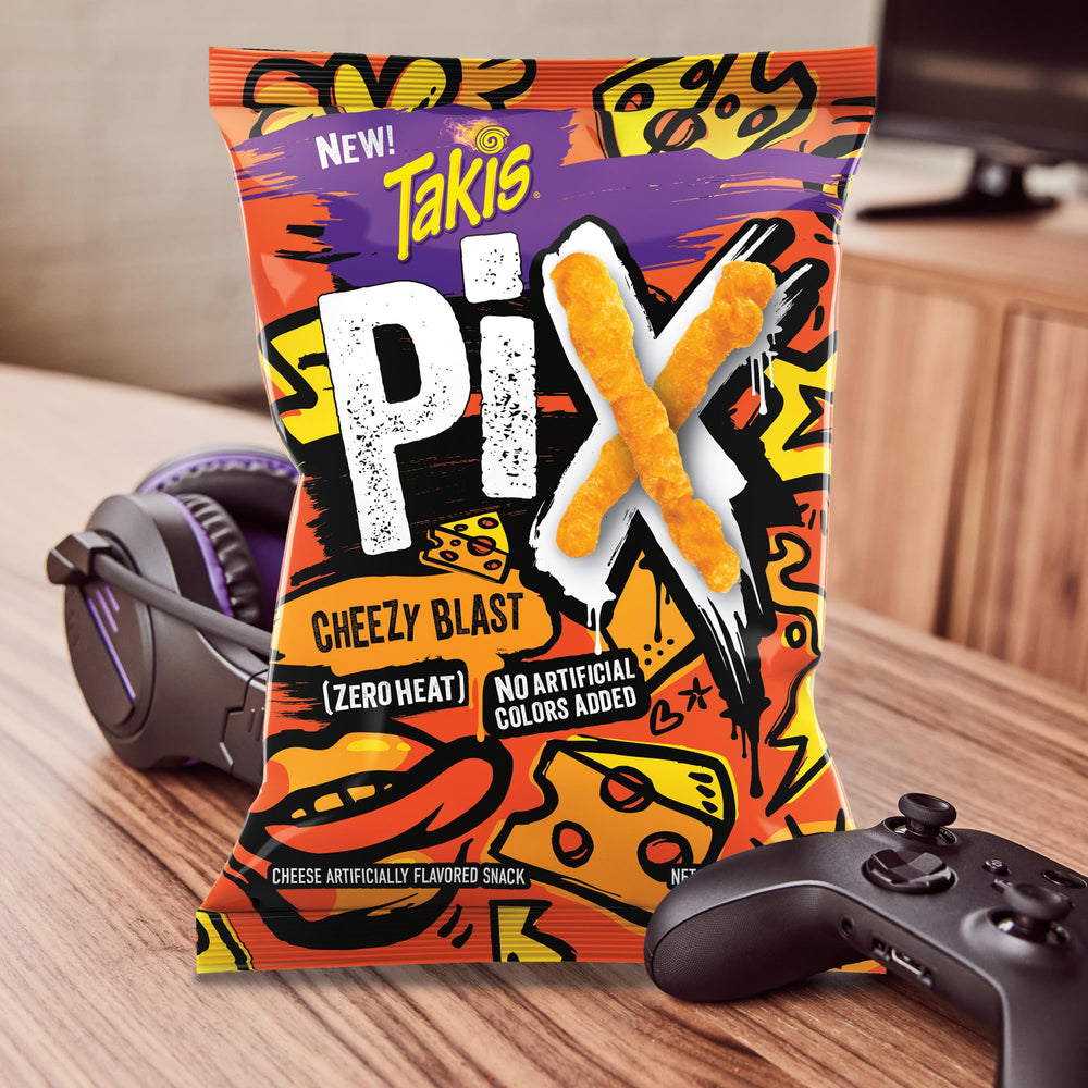 Takis Cheezy Blast label and nutrition facts for ingredient transparency