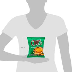 Takis snack-size bag next to a phone showing convenient portion benefit