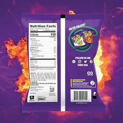 Takis Crunchy Fajitas open bag top view revealing rolled chips and crisp texture benefit