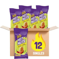 Takis Flare Hot Nuts chili-lime pack for on-the-go flavor boost.