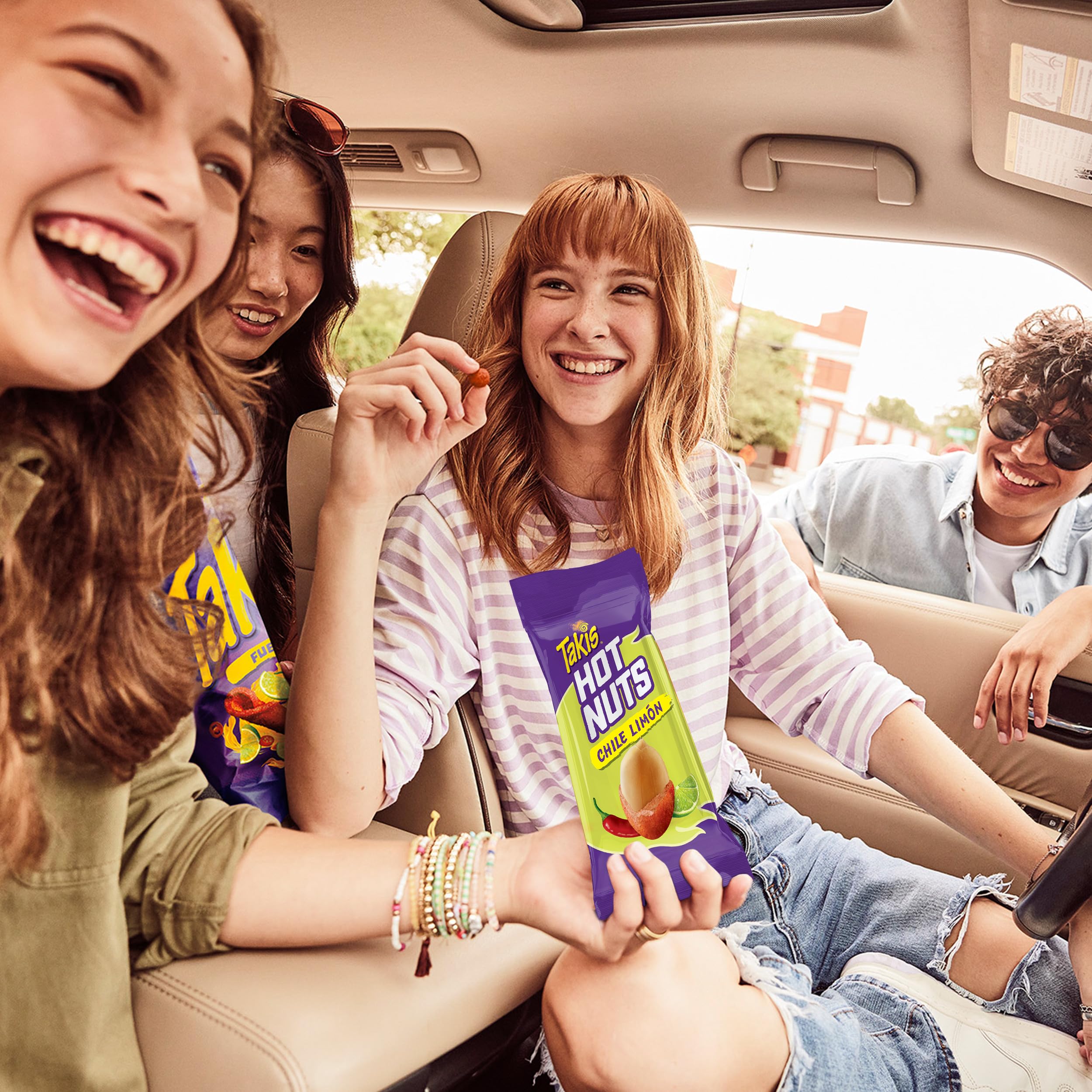 Takis Flare Hot Nuts party snack bag for gatherings.