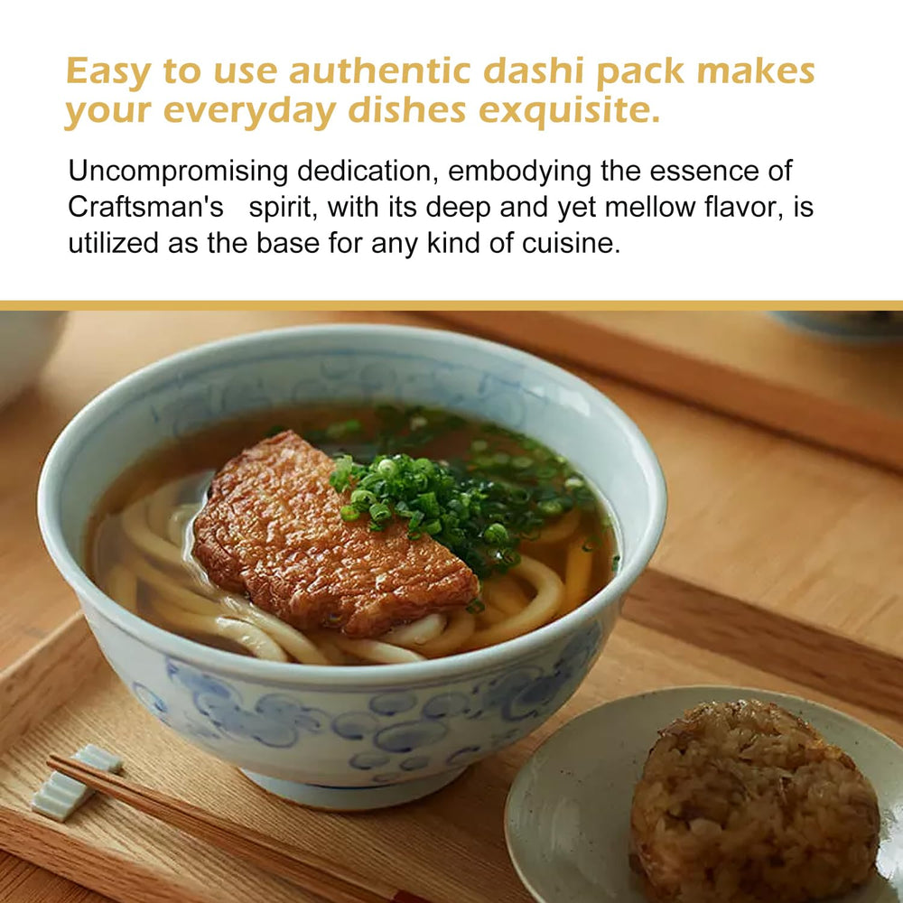 Talcufon Dashi stock added to miso soup for enhanced savor.