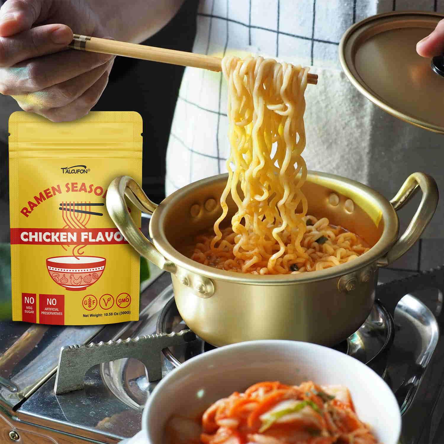 Talcufon gluten-free ingredients label assures compliant, mindful cooking.